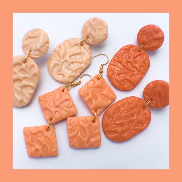 Handmade earrings | Clay earrings | - Picture 2 of 4